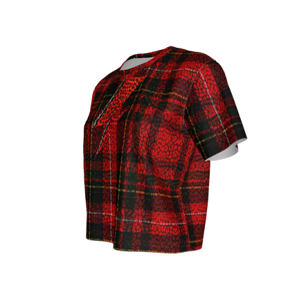 Tartan Leopard Bolt Tee