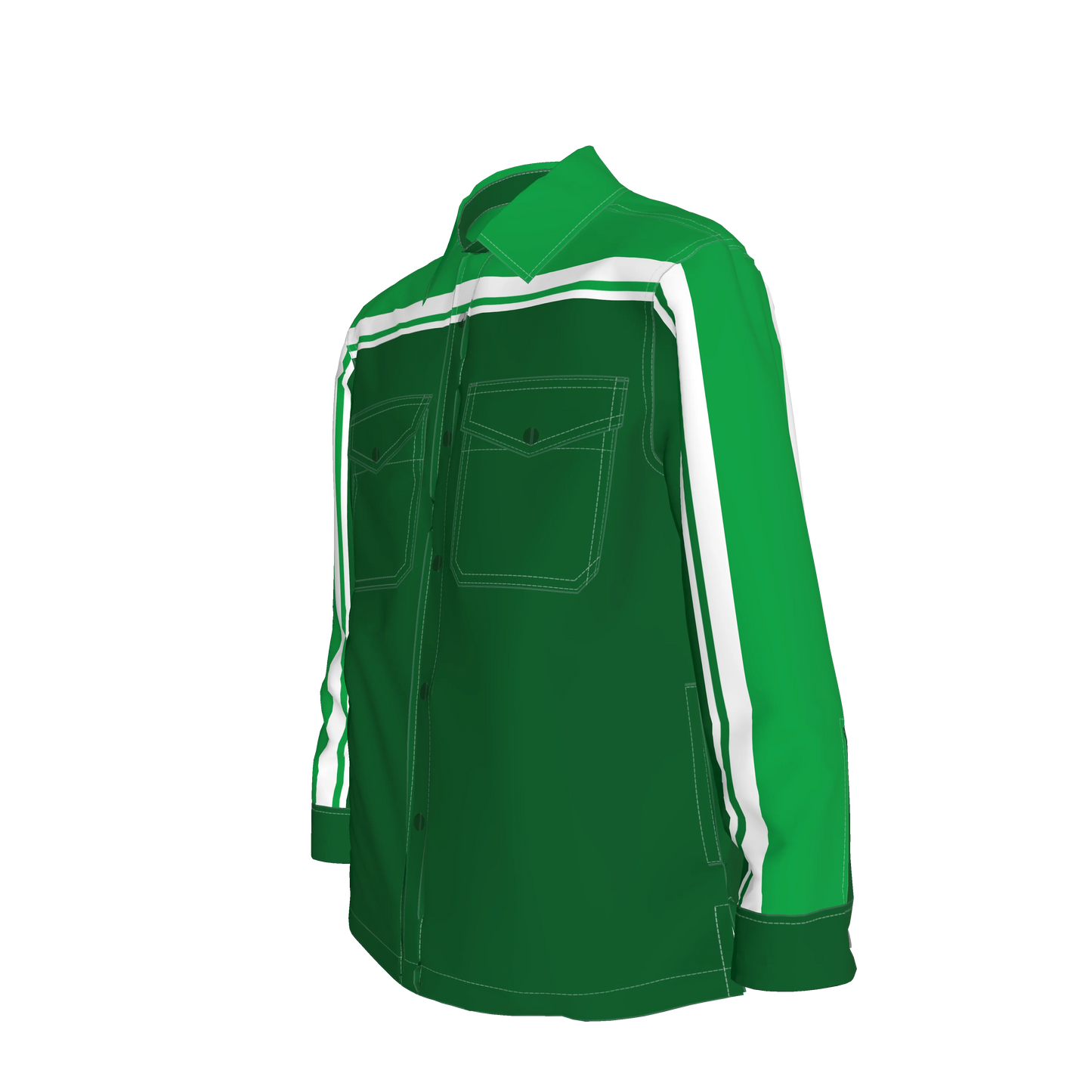 The Green Team Corduroy MotoStripe™ Shirt-Jacketd