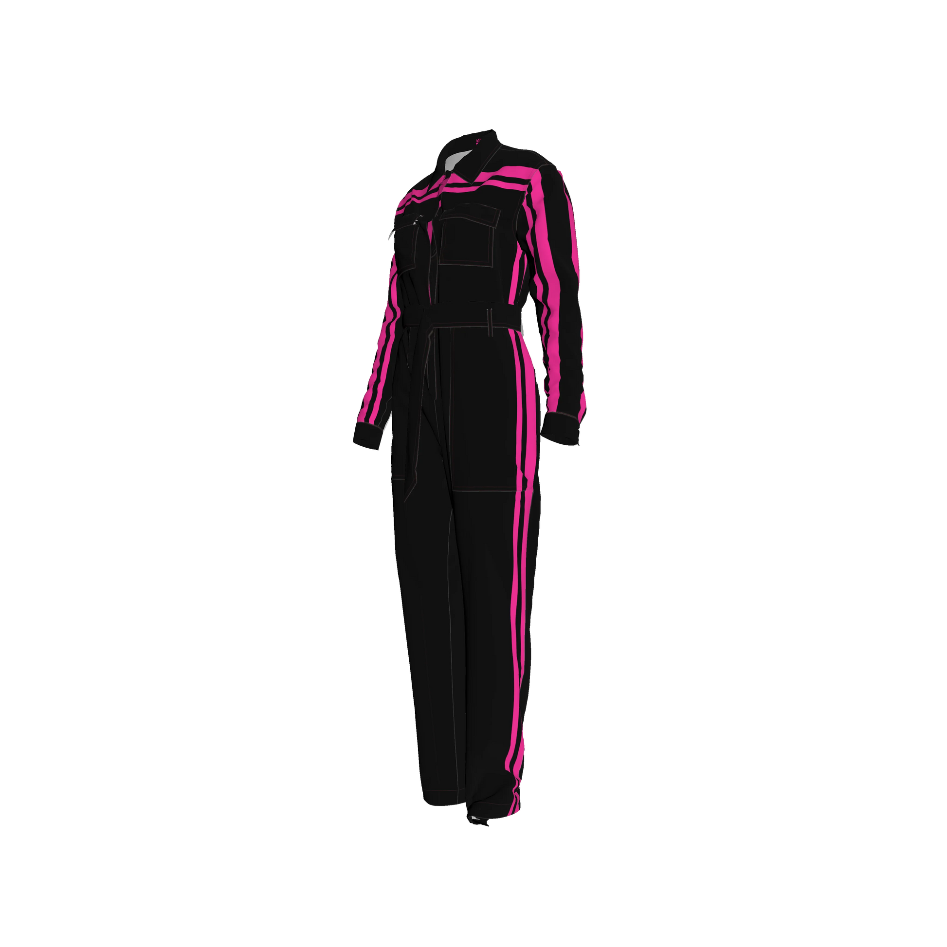 Pink🩷 MotoStripe™ Jumpsuit