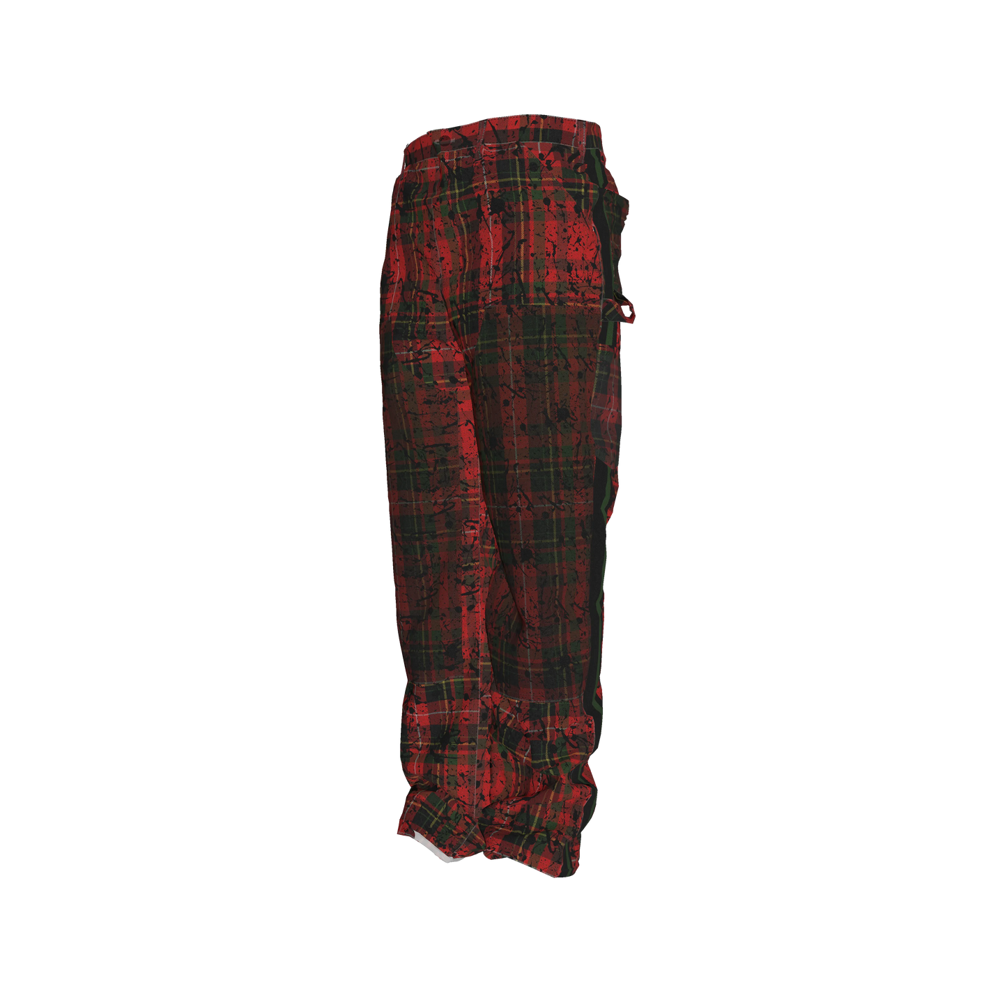 Punk Tartan MotoStripe™ Carpenter pants