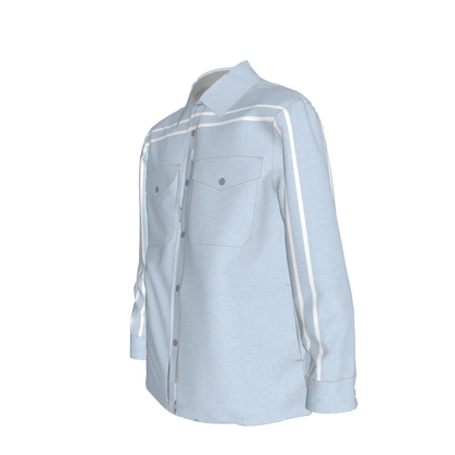 Wash Denim MotoStripe™ Snap Shirt