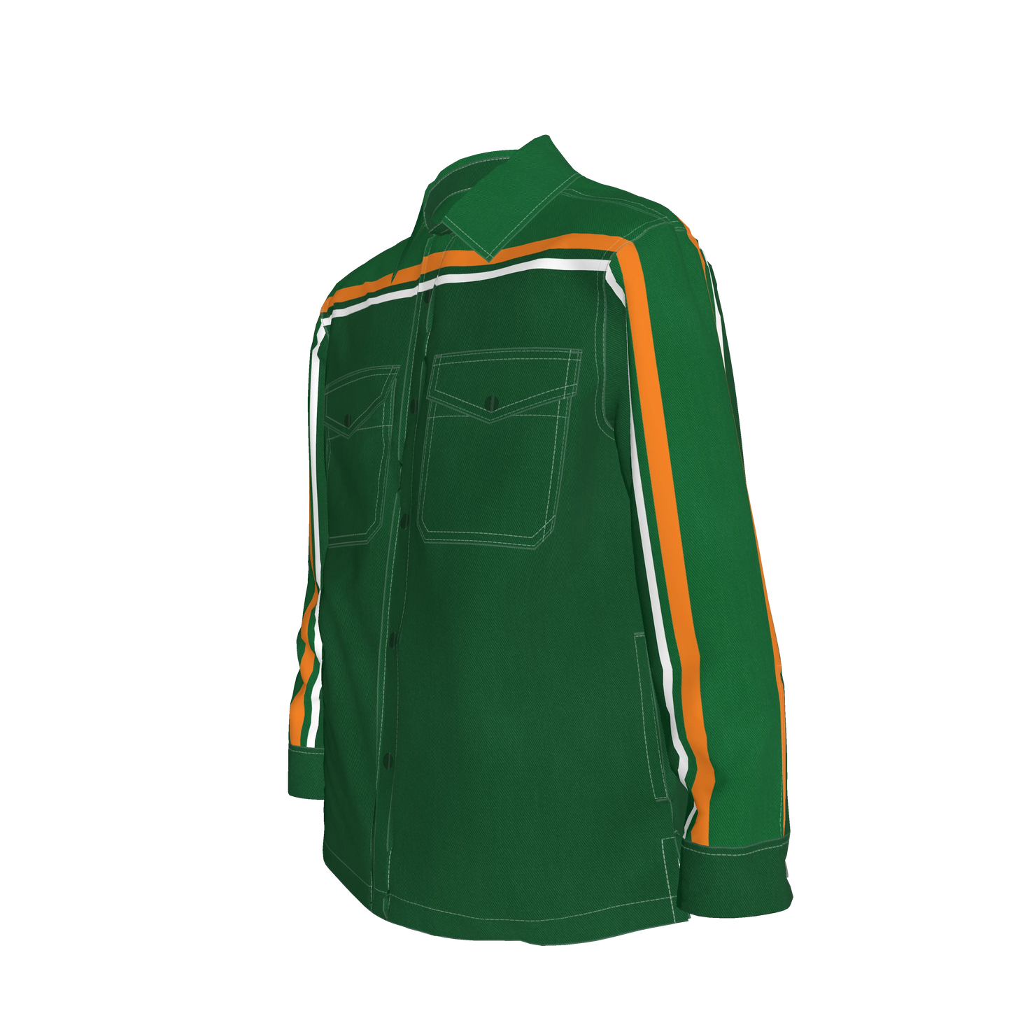 Ireland MotoStripe™ Denim Shirt Jacket 🇮🇪☘️✨