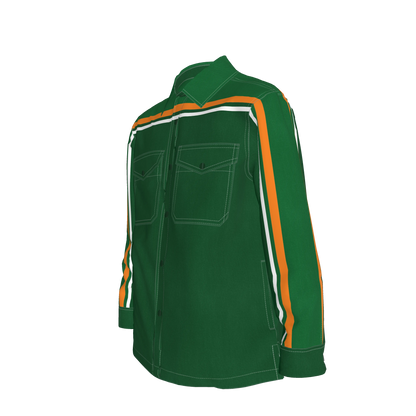 Ireland MotoStripe™ Denim Shirt Jacket 🇮🇪☘️✨