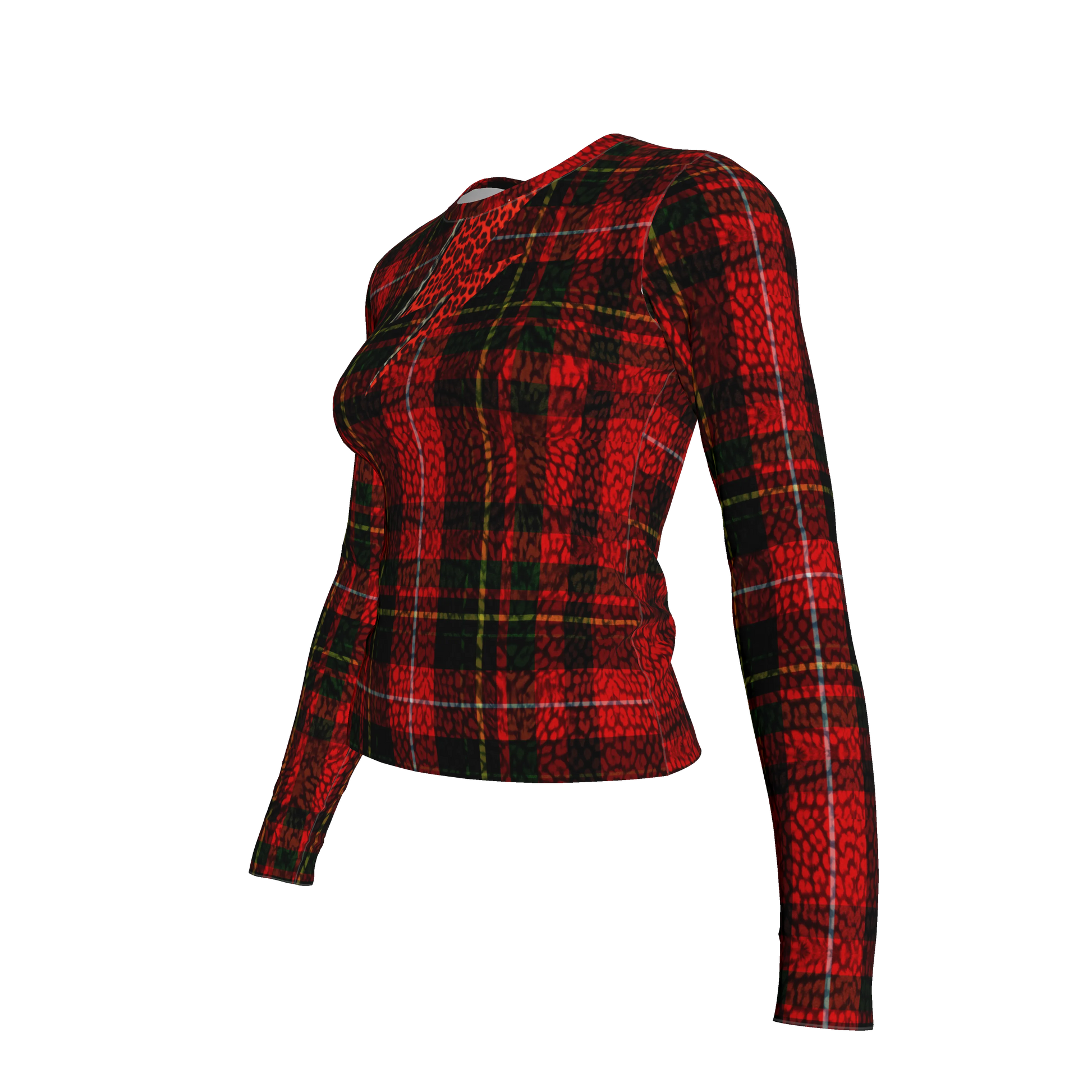 Bolt Leopard Tartan Tee