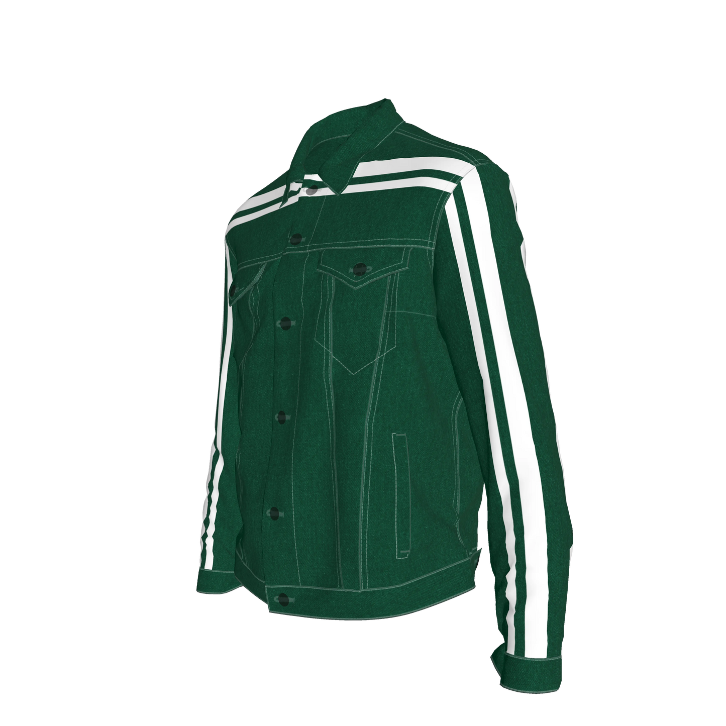 Gotham Green & White MotoStripe™