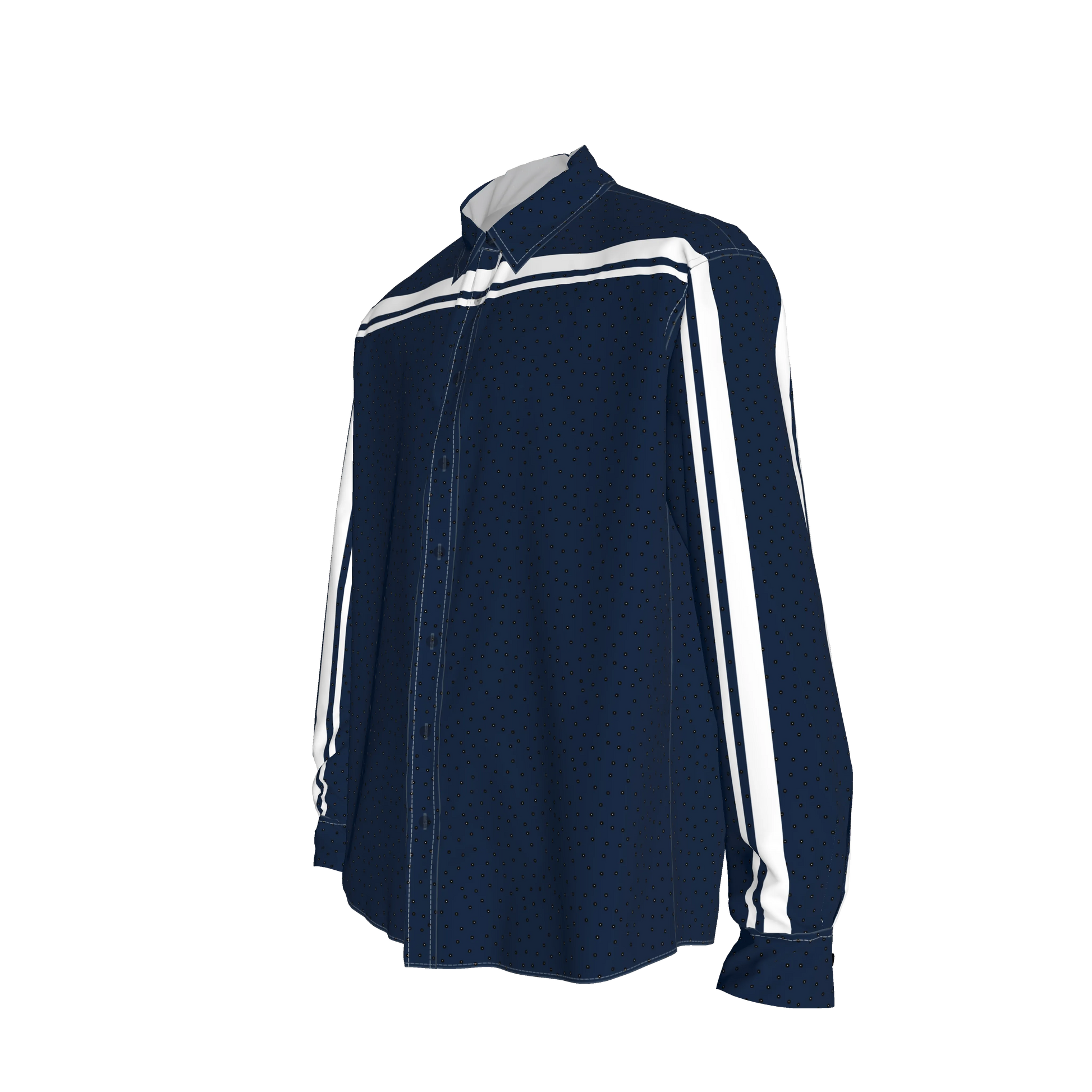 Navy black dot MotoStripe™ Oversize Men's