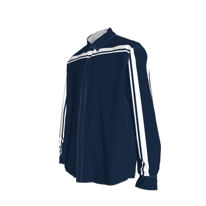 Navy black dot MotoStripe™ Oversize Men's