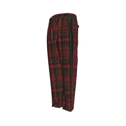 Tartan Race Green MotoStripe™ Pegged Trousers Copy
