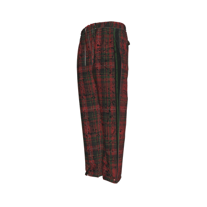 Splat Tartan Green MotoStripe™ Pegged Trousers