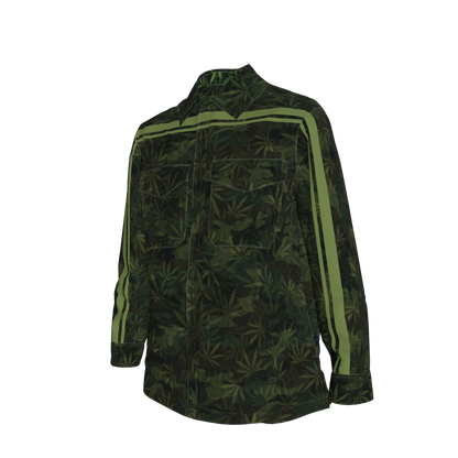 Green Leaf Camo MotoStripe™ Shirt Jacket