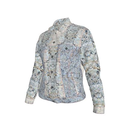 💙 Splatter Canvas Jean Jacket