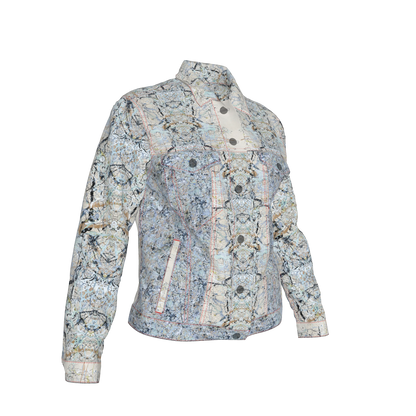 💙 Splatter Canvas Jean Jacket