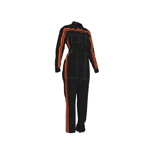 Orange MotoStripe™ Jumpsuit