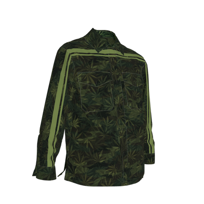 Green Leaf Camo MotoStripe™ Shirt Jacket