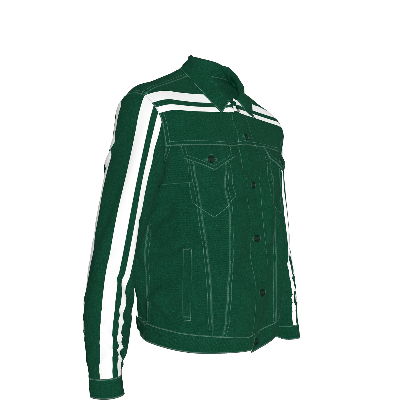 Gotham Green & White MotoStripe™