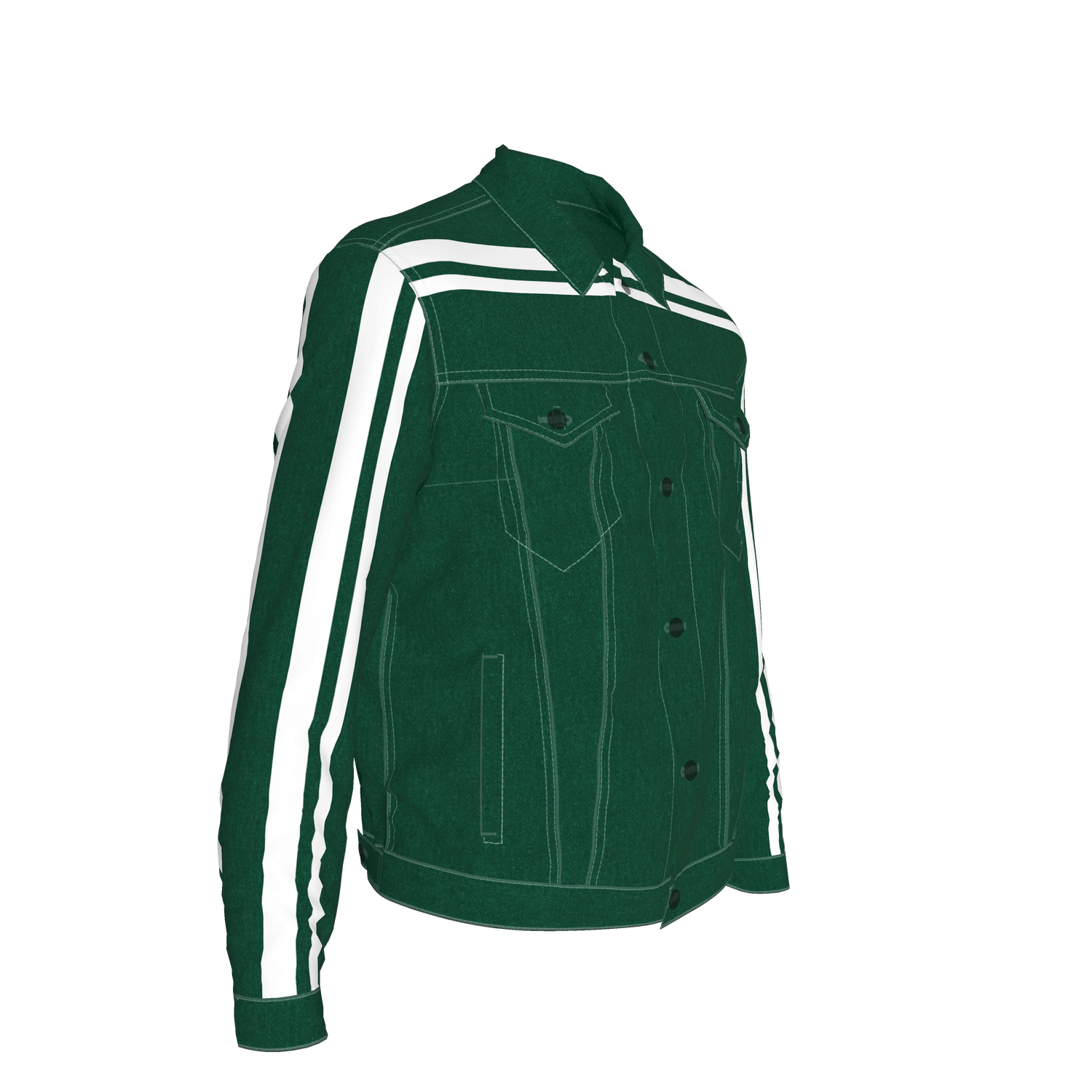 Gotham Green & White MotoStripe™