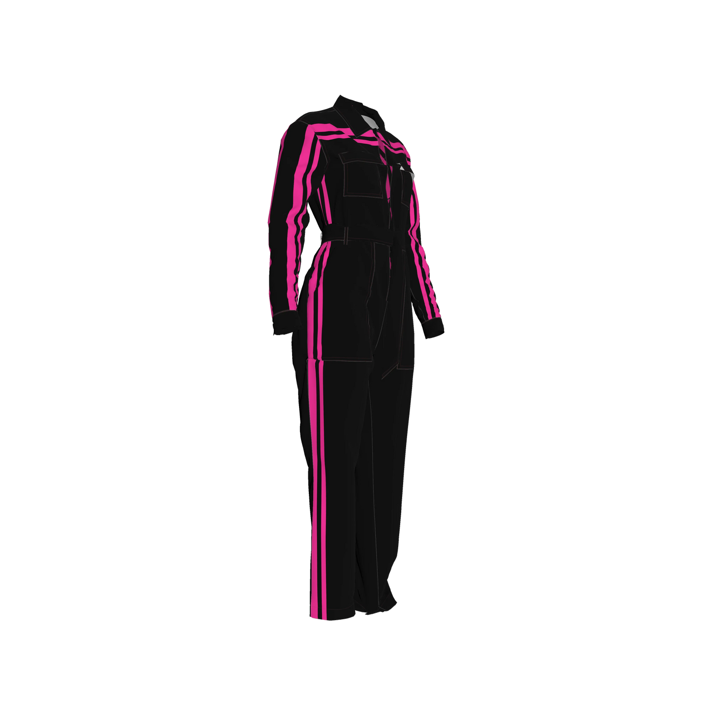 Pink🩷 MotoStripe™ Jumpsuit