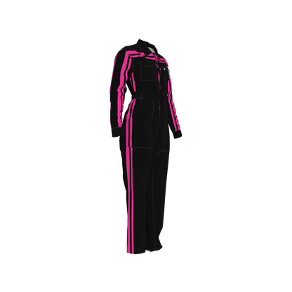 Pink🩷 MotoStripe™ Jumpsuit