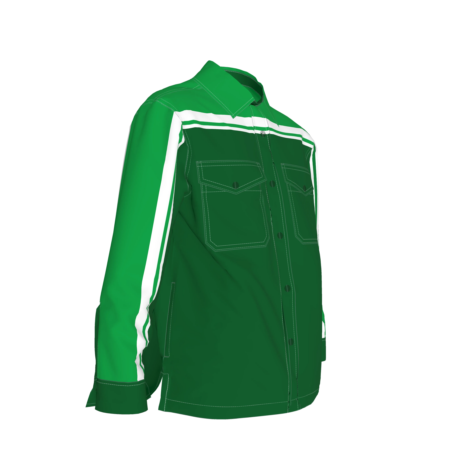 The Green Team Corduroy MotoStripe™ Shirt-Jacketd