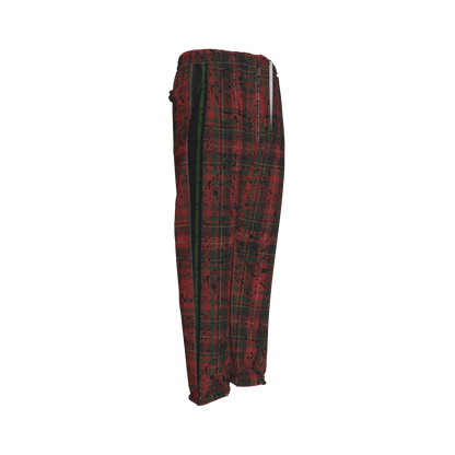 Splat Tartan Green MotoStripe™ Pegged Trousers