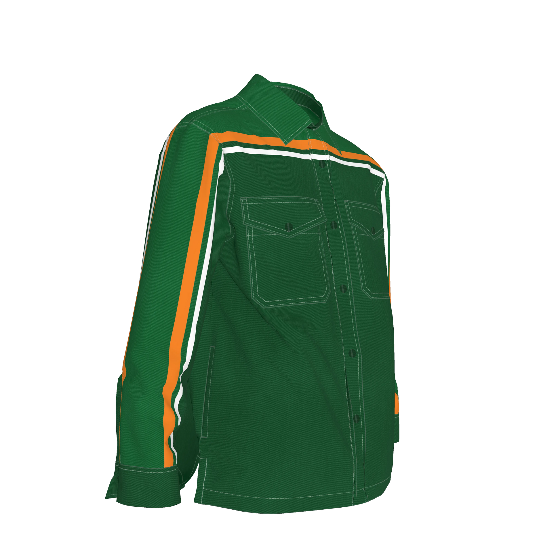 Ireland MotoStripe™ Denim Shirt Jacket 🇮🇪☘️✨