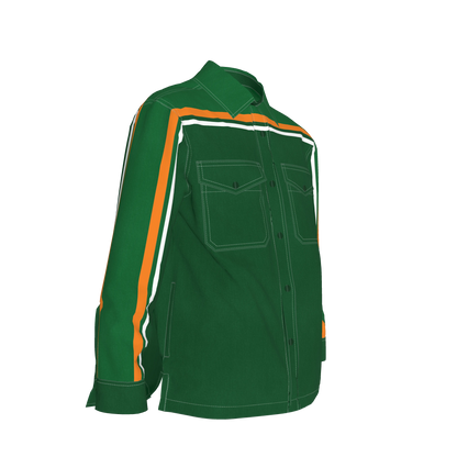 Ireland MotoStripe™ Denim Shirt Jacket 🇮🇪☘️✨