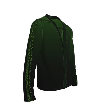Green Zebra MotoStripe™ Terry Cardigan