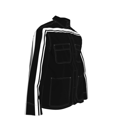 Black & White MotoStripe™ Chore Coat V2