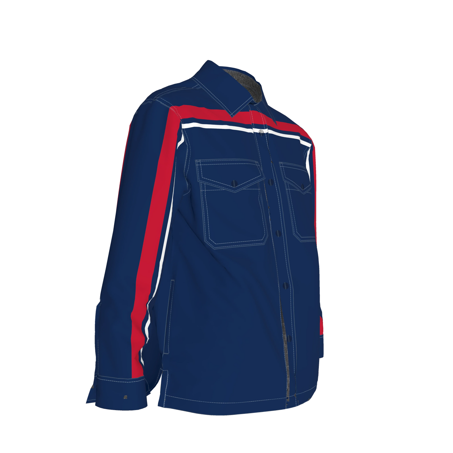 RWB MotoStripe™ Pima Snap Shirt - Shirt Jacket