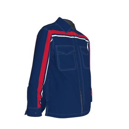 RWB MotoStripe™ Pima Snap Shirt - Shirt Jacket