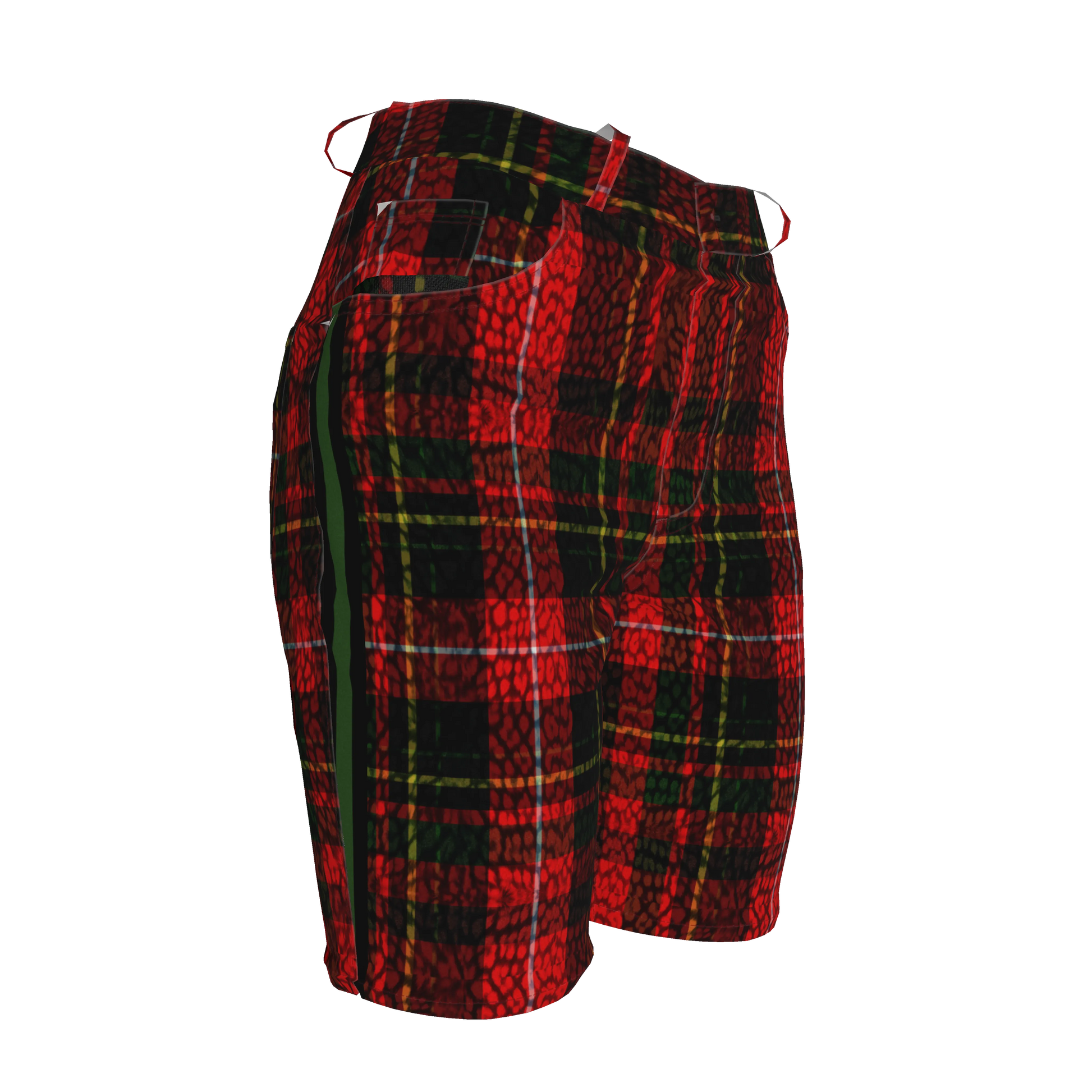 Leopard Tartan MotoStripe™ Women's Shorts