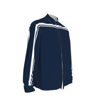 Navy black dot MotoStripe™ Oversize Men's