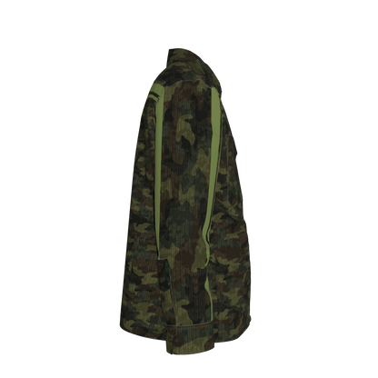 Camo Knit Green MotoStripe™ Shirt Jacket