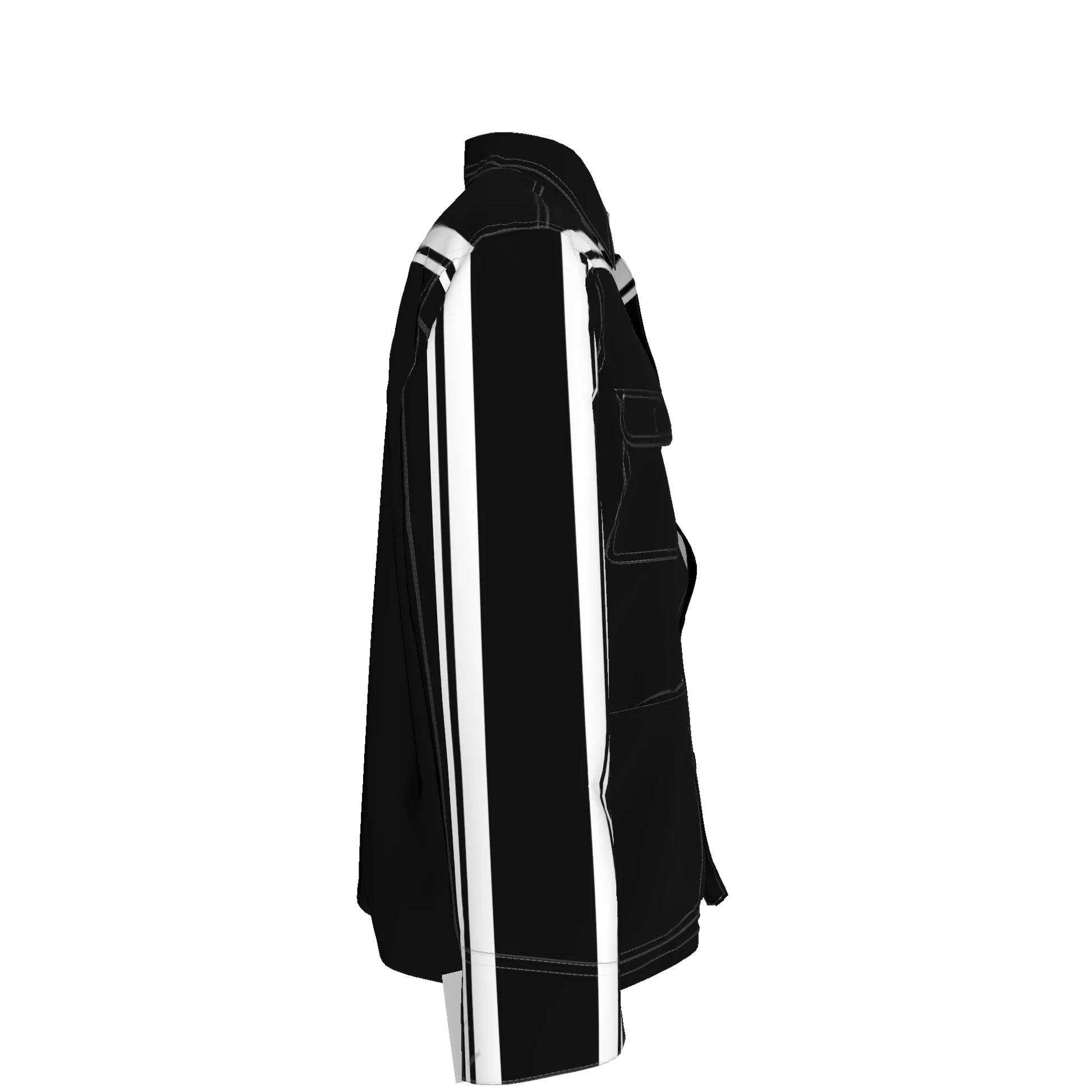 Black & White MotoStripe™ Chore Coat V2