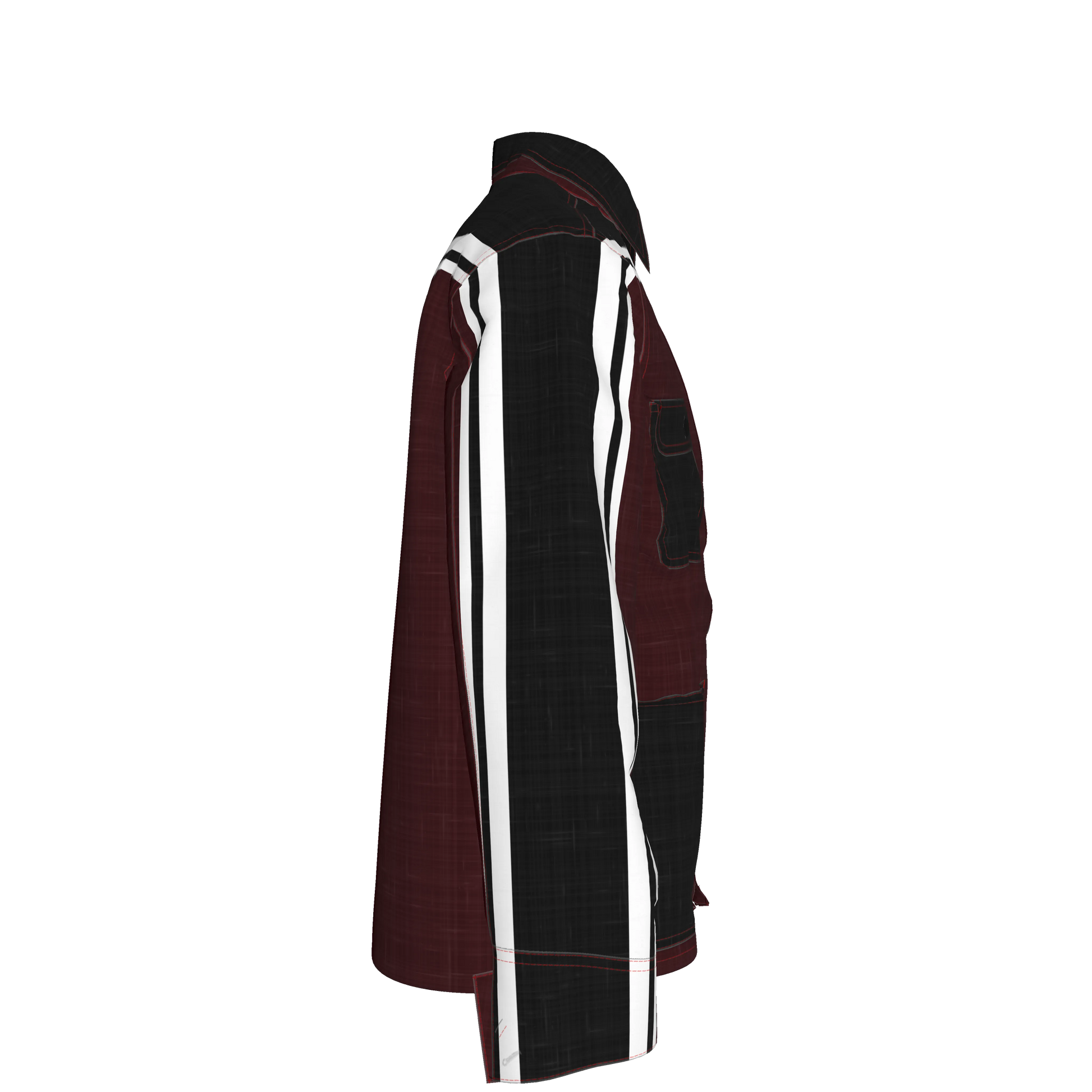 Dark Crimson MotoStripe™ Chore Coat