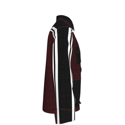 Dark Crimson MotoStripe™ Chore Coat