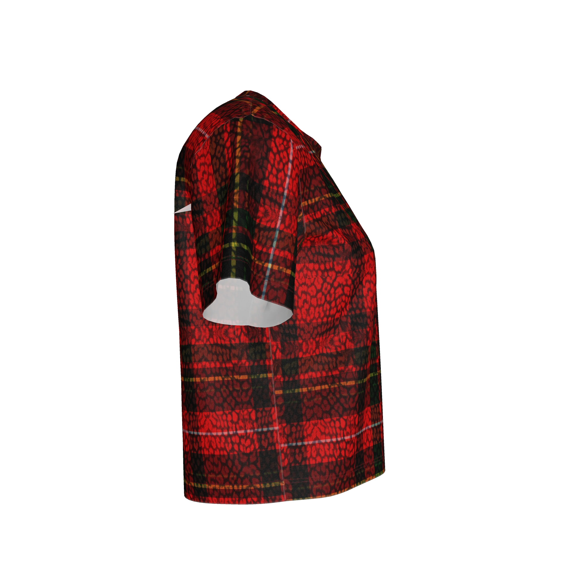 Tartan Leopard Bolt Tee