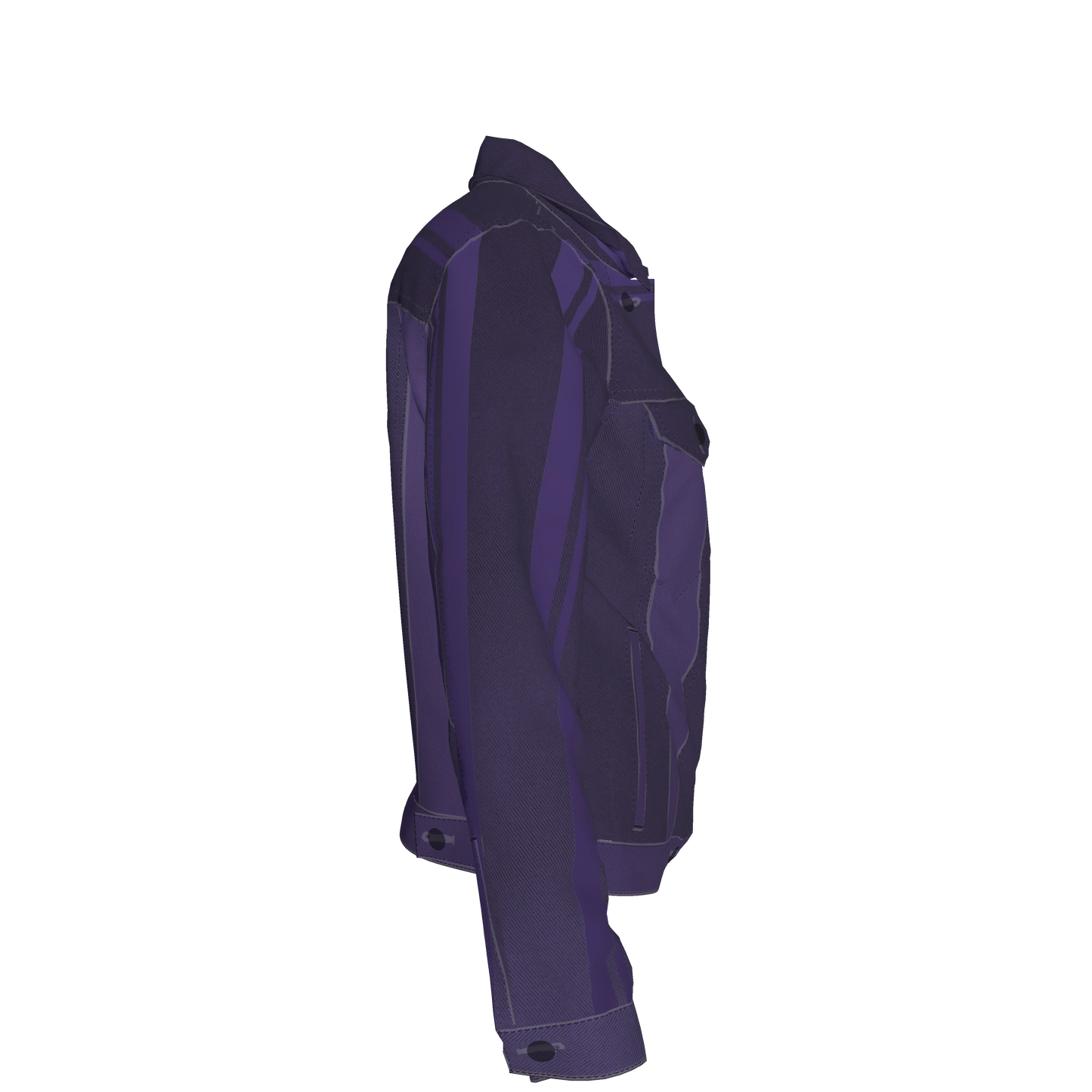 Deep Purple MotoStripe™ Jean Jacket