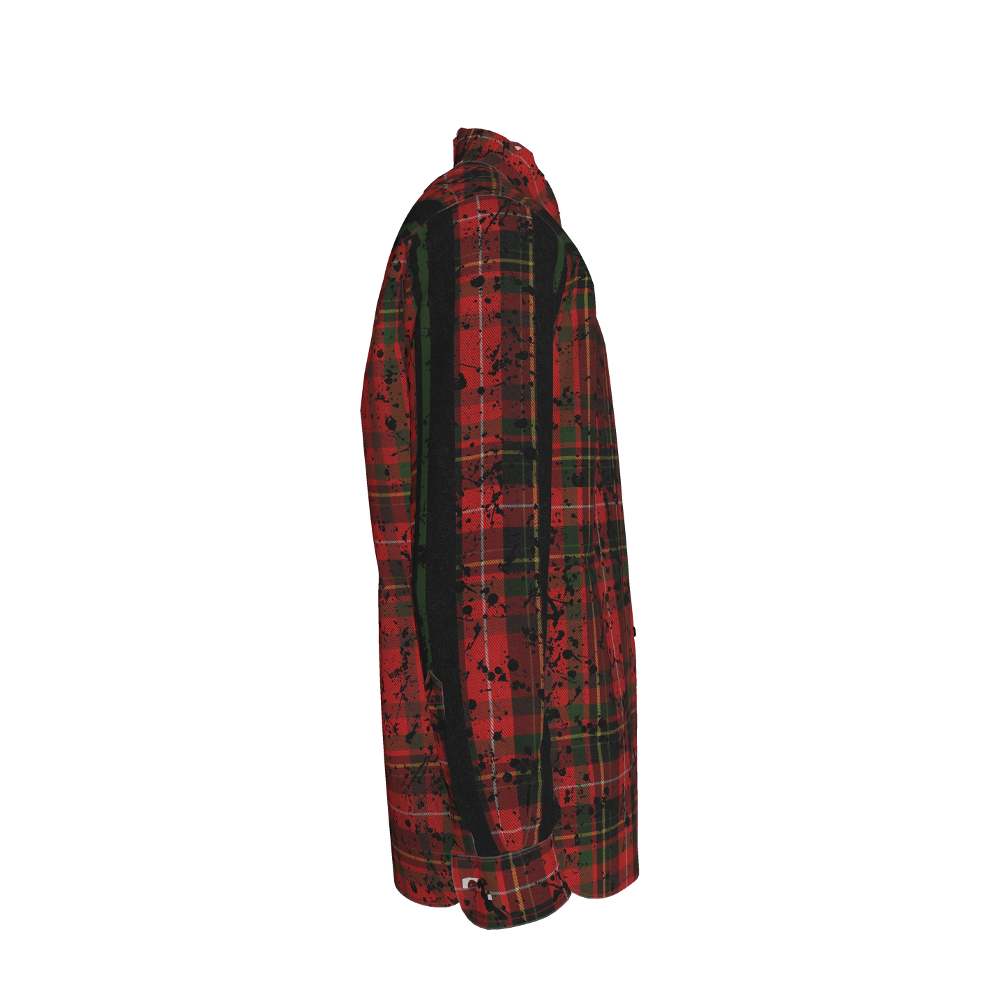 Splat Tartan Green MotoStripe™ Shirt
