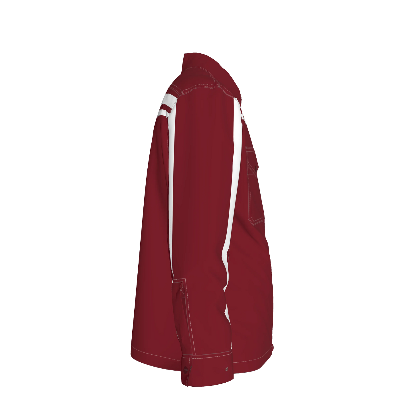 Crimson MotoStripe™ Snap shirt