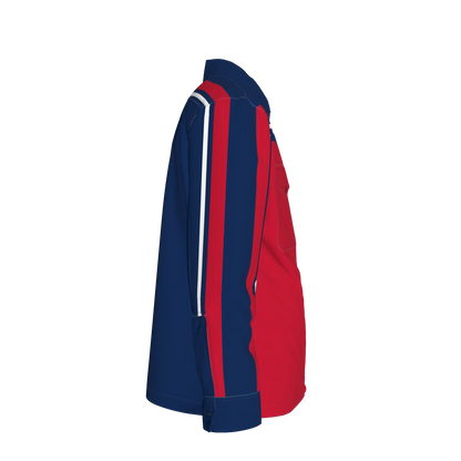 Red, White & Blue MotoStripe™ Shirt Jacket 🟥⚪🟦🎉🏎️🏁