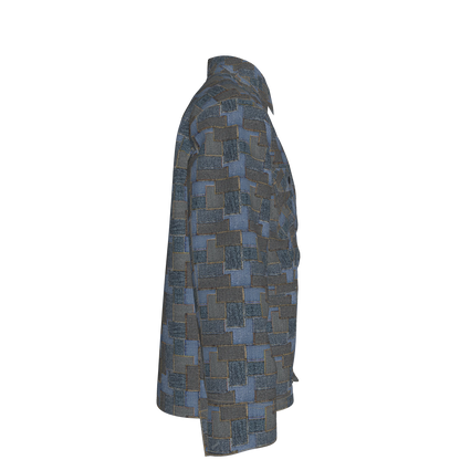 Denim👖🧵Patchwork Chore Coat