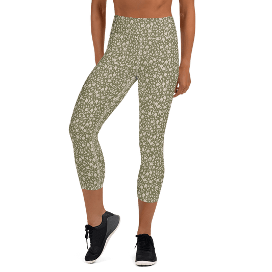 Twirling Leaves Capri Leggings - Alfano Dry Goods