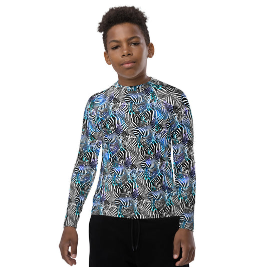 Youth ZEBRA Rash Guard - Alfano Dry Goods