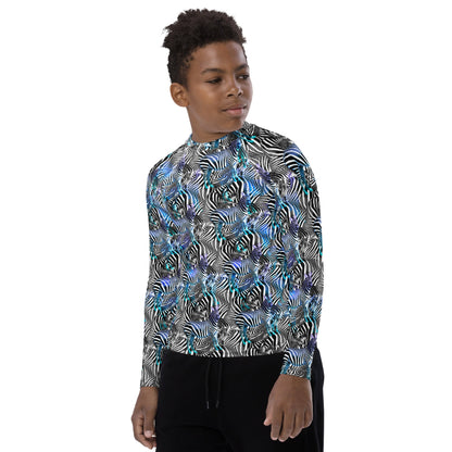 Youth ZEBRA Rash Guard - Alfano Dry Goods