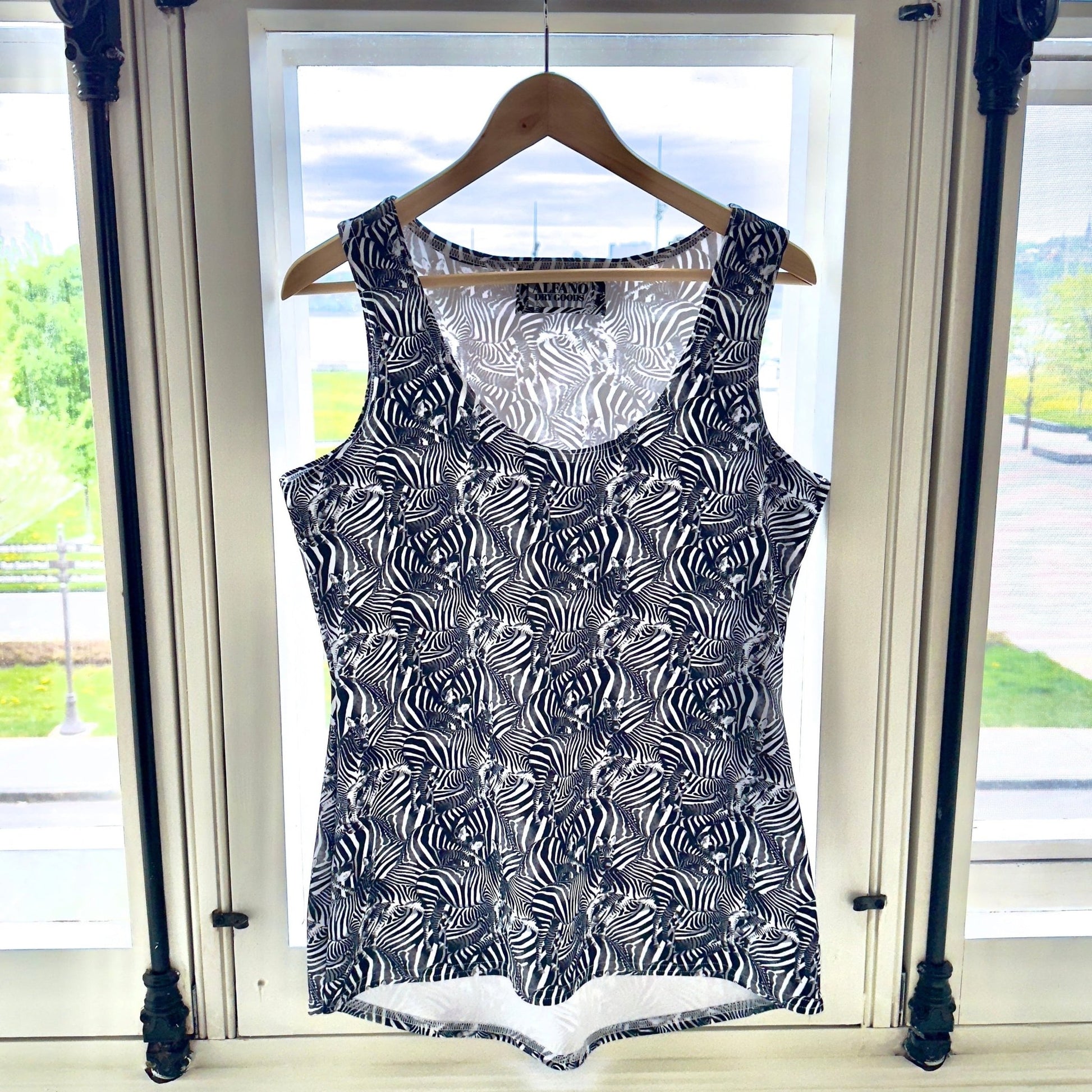 Zebra Tank Top - Alfano Dry Goods