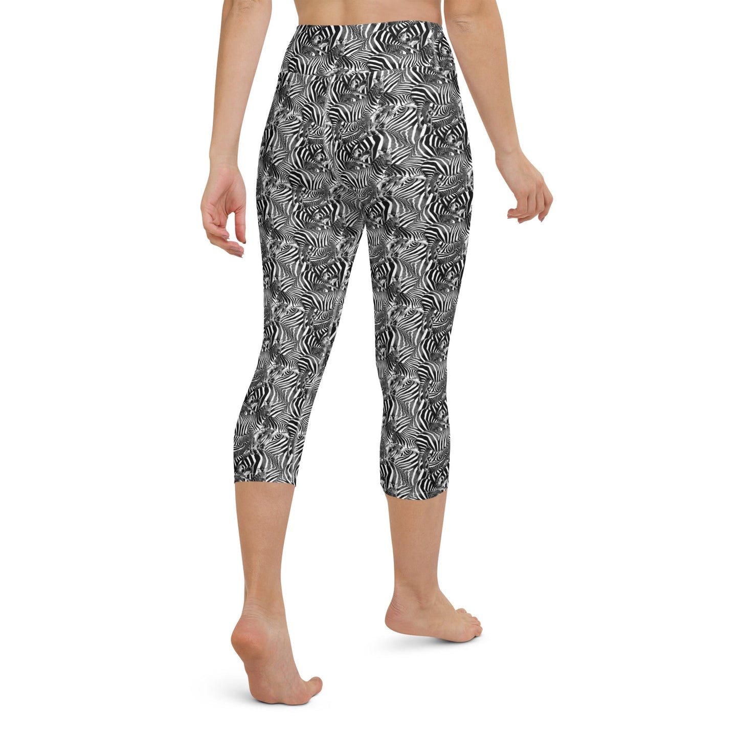 Zebra Yoga Capri Leggings - Alfano Dry Goods