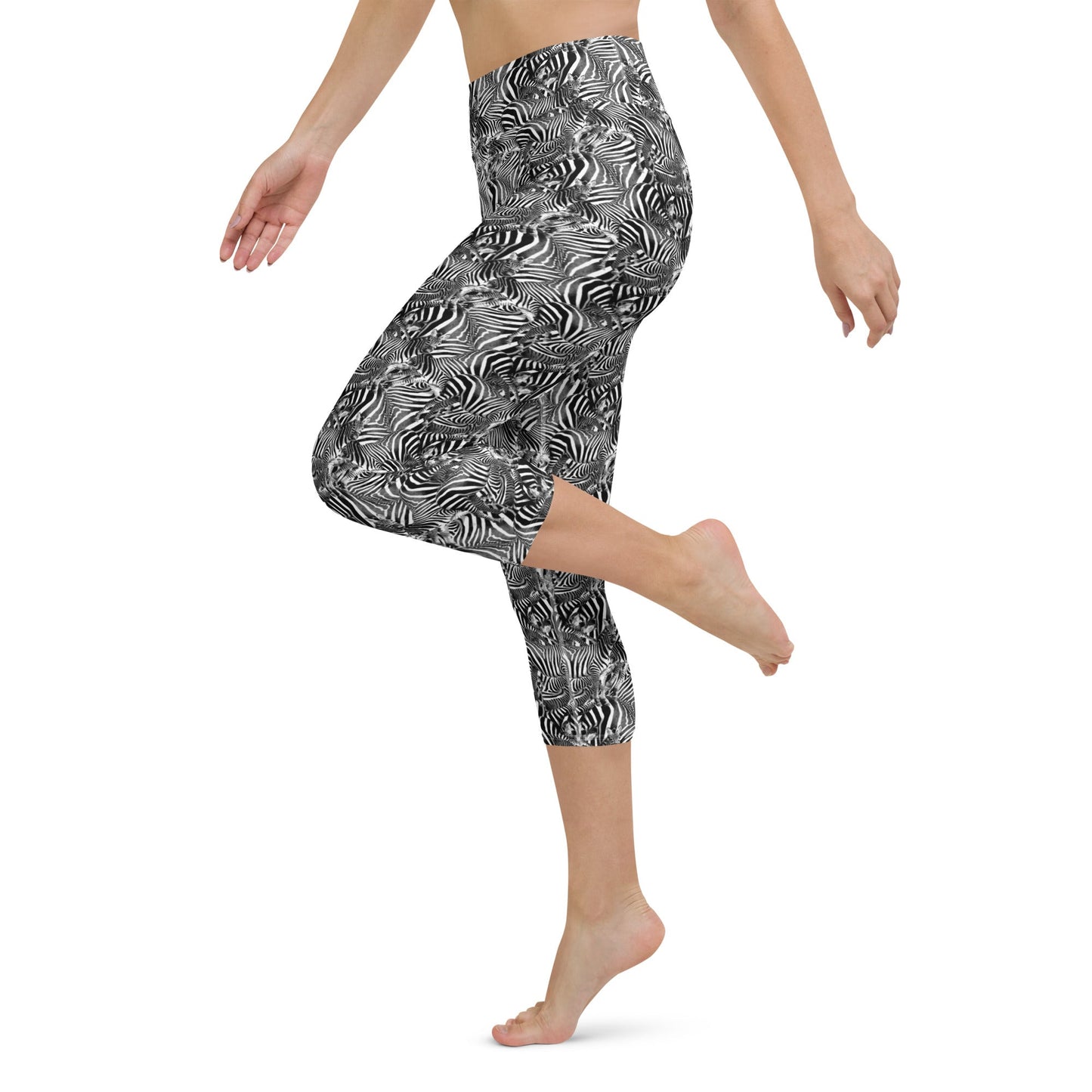 Zebra Yoga Capri Leggings - Alfano Dry Goods