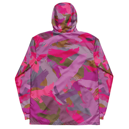 Bald Eagle Camo in Pinks - Women’s (Unisex) windbreaker - Alfano Dry Goods