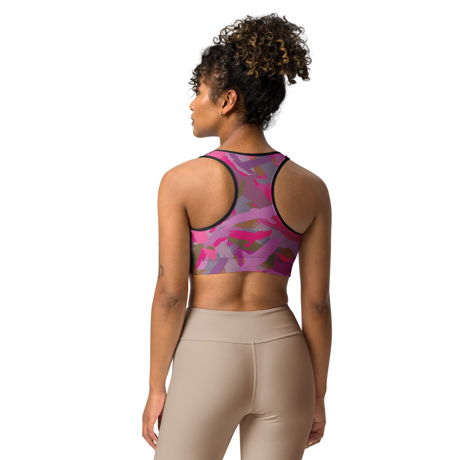 Bald Eagle Camouflage in Pinks - Sports bra - Alfano Dry Goods